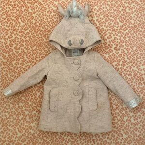 Whimsical Unicorn Hooded Coat